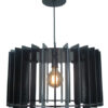 Produto Pendente Ripado Floreira Preto | Classic Lar
